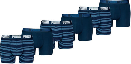 PUMA Boxershorts Everyday Heritage Stripe 6-pack Denim-M - M