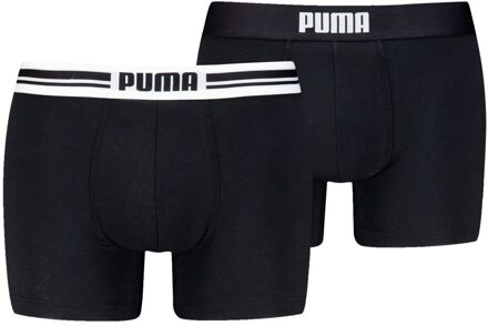 PUMA Boxershorts Everyday Placed Logo 2-pack Black / Black-S Black/Black - S