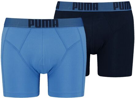 PUMA Boxershorts New Pouch 2-pack Regal Blue / Black-L Regal Blue/Black - L