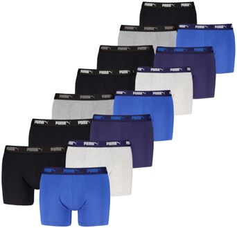 PUMA Boxershorts Promo Solid 14-pack Black / Blue / Grey-L - L