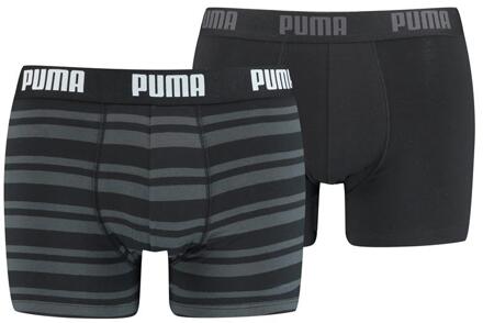 PUMA Boxershorts Stripe Black NOS 2-pack