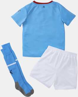 PUMA Boy's Puma Junior Manchester City Fc Home Mini Kit in Blue red Blauw en wit