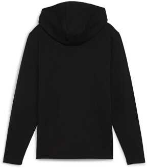 PUMA Boy's Puma Juniors TeamFINAL Casuals Hooded Jacket in Black Zwart - 11-12J / 146-152cm