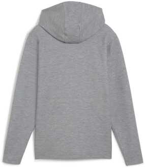 PUMA Boy's Puma Juniors TeamFINAL Casuals Hooded Jacket in Grey - maat 5-6J / 110-116cm Grijs