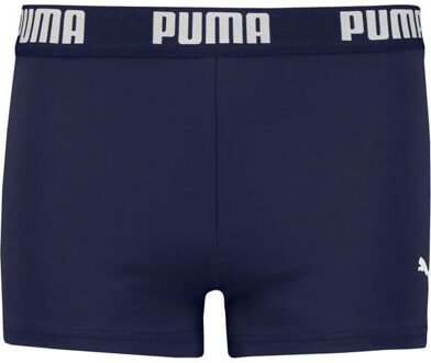 PUMA boys logo swim trunk - Blauw - 164