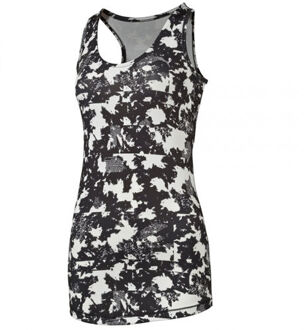 PUMA Burst Graphic Womens Laag Tank Sport Fitness Top 513616 01 DD58 Zwart