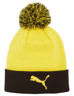 PUMA Bvb ess pom pom muts Zwart - One size