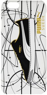PUMA Bytes ART Zwart Wit iPhone 6 Hard Telefoon Hoesje - maat Zwart/wit