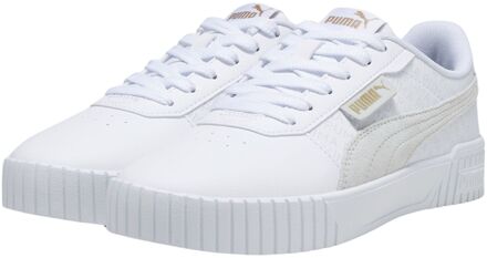 PUMA Carina 2.0 Sneakers Dames wit - beige - 38
