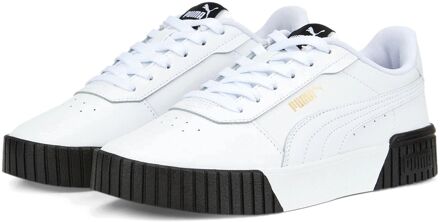 PUMA Carina 2.0 Sneakers Dames wit - zwart - 38