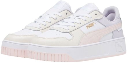 PUMA Carina Street Sneaker Dames lichtgeel - lichtroze - lila - wit - 37 1/2