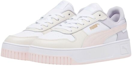 PUMA Carina Street Sneaker Dames lichtgeel - lichtroze - lila - wit - 39