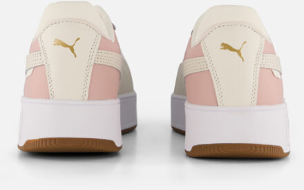 PUMA Carina Street Sneakers beige Leer Wit - 40