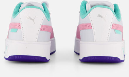 PUMA Carina Street Sneakers wit Leer - 28,29,30,31