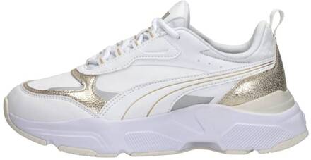 PUMA Cassia Metallic Shine Wit - 36