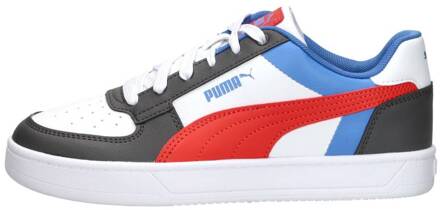 PUMA Caven 2.0 Block Sneakers Junior grijs - wit - rood - 37