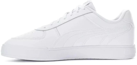 PUMA Caven Heren Sneakers - Puma White-Puma White - Maat 46