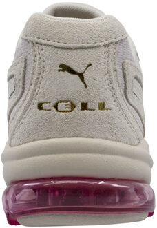 PUMA CELL Stellar Tonal Leather Low Lace Up Chunky Trainers - Dames Gebroken wit