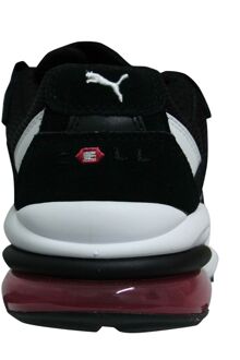 PUMA Cell Venom Chunky Black Purple Low Lace Up Casual Heren Trainers 369354 04 Zwart