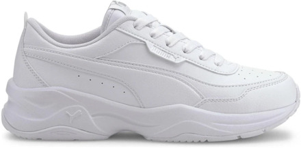 PUMA Cilia Mode Sneakers Dames - Puma White-Puma Silver - Maat 41