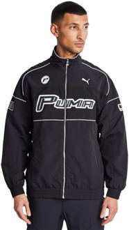 PUMA Classics Trainingspakken Heren - Zwart - Maat S - Poly Woven Black