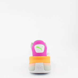 PUMA Clyde Hardwood Retro Wit Synthetisch Unisex Lace Up Trainers 194045 01 - maat EU 40.5 / UK 7