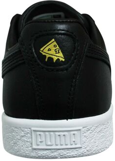PUMA Clyde TYAKASHA Zwart Leer Laag Casual Heren Trainers 368070 01