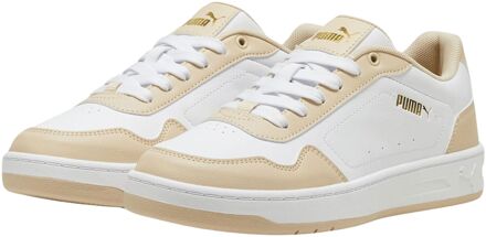 PUMA Court Classic Sneakers Dames lichtbruin - wit - 37 1/2