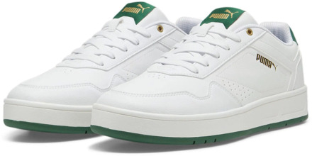 PUMA Court Classic Sneakers Heren wit - groen - 39