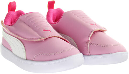 PUMA Courtflex v2 Gevoerde V Kinderen Roze Trainers - EU 22 / UK 5