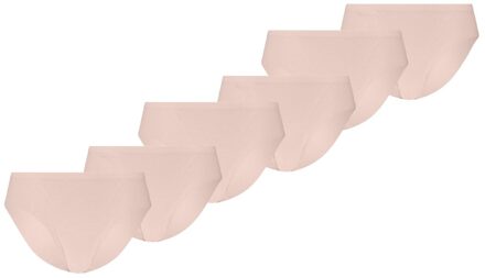 PUMA Dames Briefs Invisible Cotton 6-pack Light Pink-L Roze