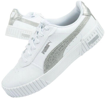 PUMA Dames carina 2.0 ecologisch leren trainers Wit - 37