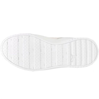 PUMA Dames carina 2.0 leren halfhoge enkellaarsjes - maat 38,5 Wit