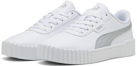 PUMA Dames Carina 3.0 Aqua Metallics Sneakers - maat EU 37 / UK 4 Wit