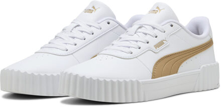 PUMA Dames Carina 3.0 Aqua Metallics Sneakers Wit - EU 38 / UK 5