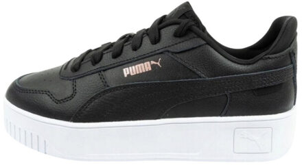 PUMA Dames carina street leren trainers Paars - 36