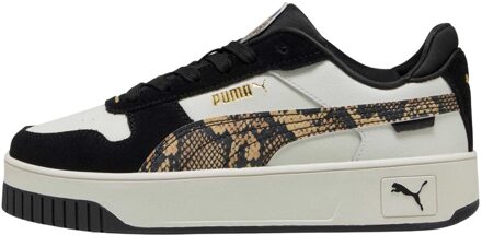 PUMA Dames/Dames Carina Street Slangenleren Trainers (Grijs/Zwart)