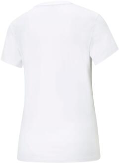 PUMA Dames/Dames Essential Logo T-Shirt (Wit) - maat