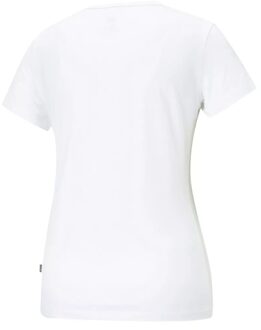 PUMA Dames/Dames Klein Logo T-Shirt (Wit) - maat S