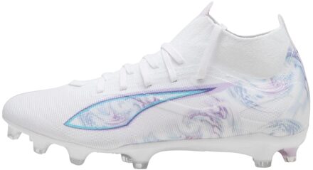 PUMA Dames/Dames Ultra 5 Match+ Brilliance Stevige Grond Voetbalschoenen (Wit) - EU 39/ UK 6