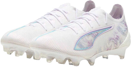 PUMA Dames/Dames Ultra 5 Ultimate Brilliance Stevige Grond Voetbalschoenen (Wit) - maat EU 41 / UK 7.5
