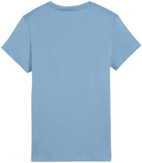 PUMA Dames ess logo t-shirt Blauw - S