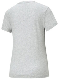 PUMA Dames ess logo t-shirt Grijs - M