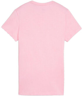 PUMA Dames ess logo t-shirt Roze - M