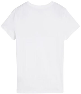 PUMA Dames ess no.1 logo t-shirt - maat M Wit