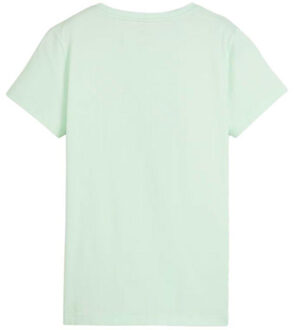 PUMA Dames ess+ summer daze t-shirt - maat S Groen