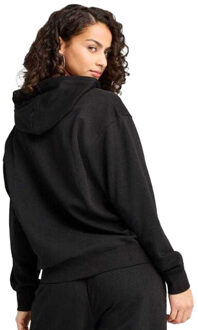 PUMA Dames ess script comfort hoodie Zwart - L