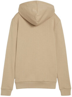 PUMA Dames essential geborduurde hoodie Beige - L
