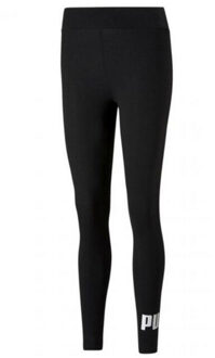 PUMA Dames essential logo legging Zwart - S