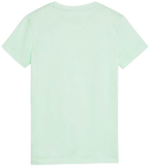 PUMA Dames essential logo t-shirt Groen - S